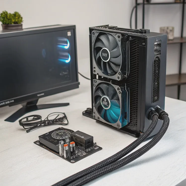 Red leather women&rsquo;s handbag with gold hardware