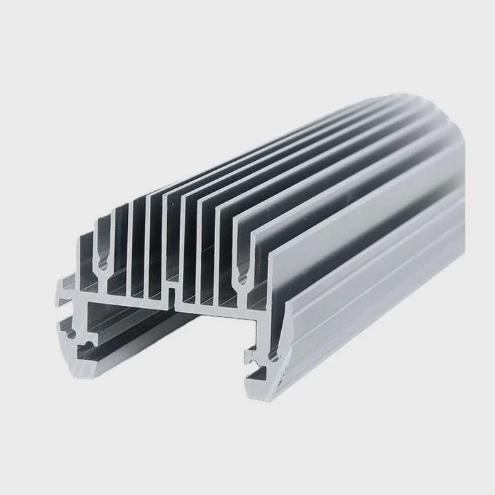 Half Round Amplifier Aluminum Heatsink
