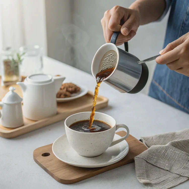 Does stirring cool down liquid?