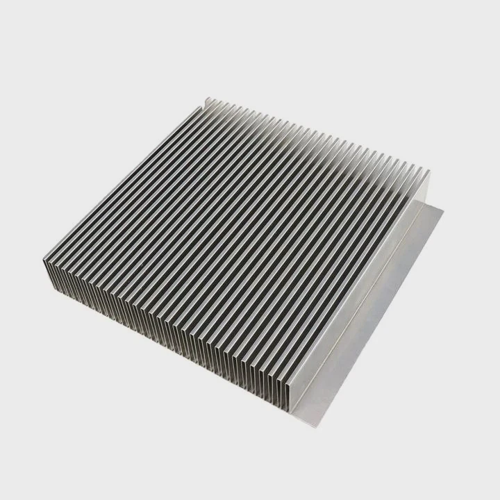 Anodized T5 Aluminum Heat Sink With Flat & Round