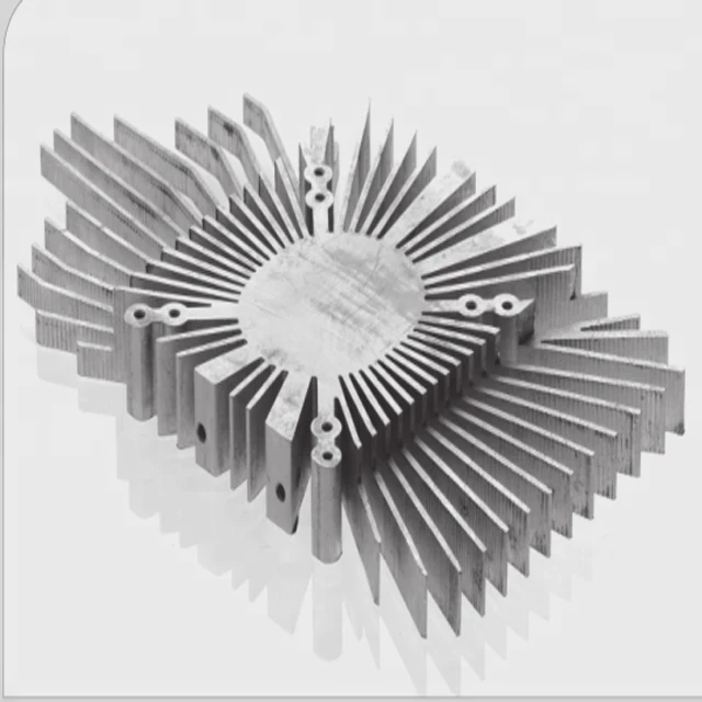 Flat Shape Cnc Aluminum Heat Sink 6000 Series