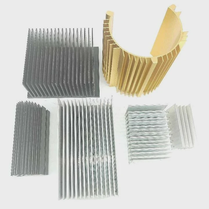 Cnc Aluminum Heat Sink With Anodized Finish