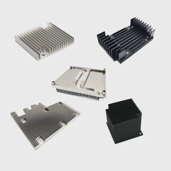 Cnc Precision Aluminum Heat Sink For Ic & Led