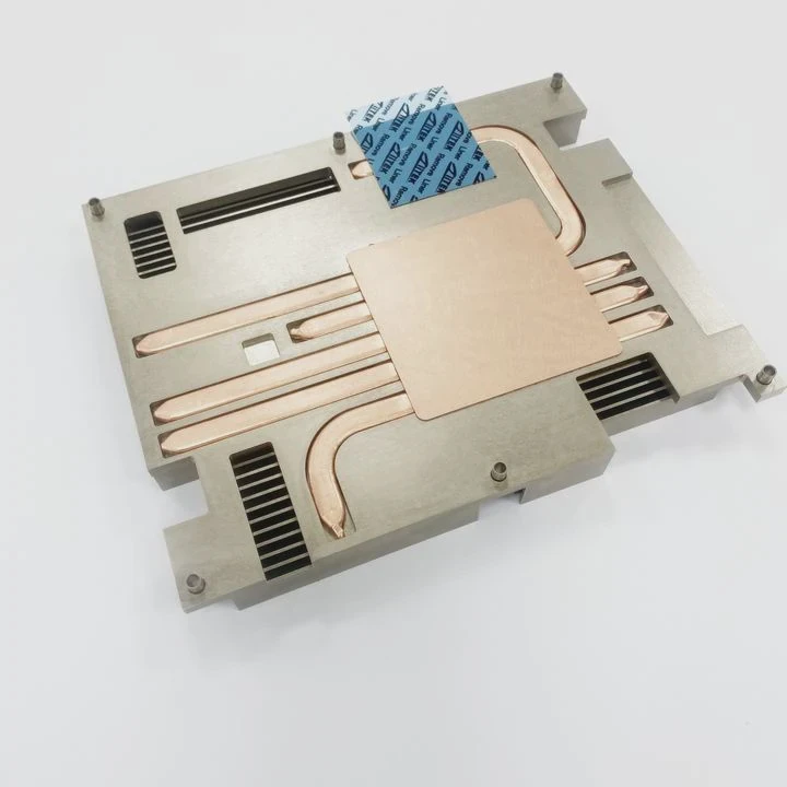 Cnc Heat Sink With Copper Pipes For Servers