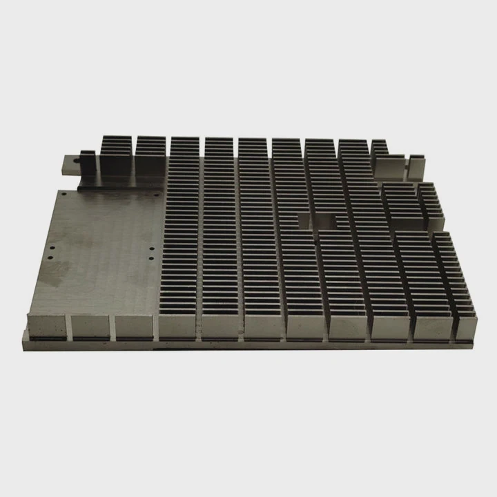 Extruded Aluminium Pin-Fin Heat-Sink Profiles Customised