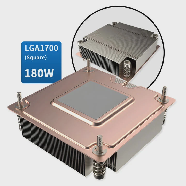 Lga1700 Ultra-Thin Aluminium-Fin Vc Cpu-Cooler 180 W Tdp