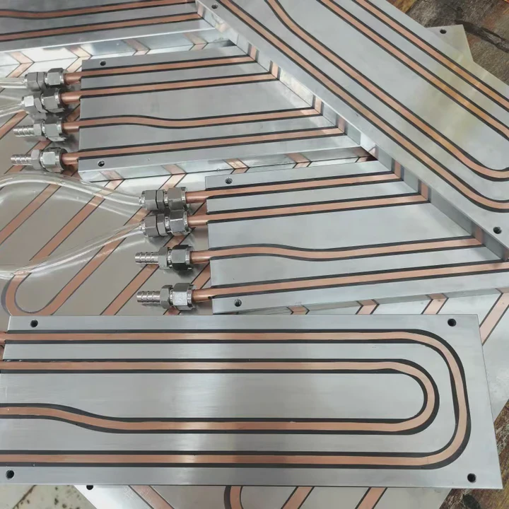Aluminum Liquid Cold Plate With Copper Tubes