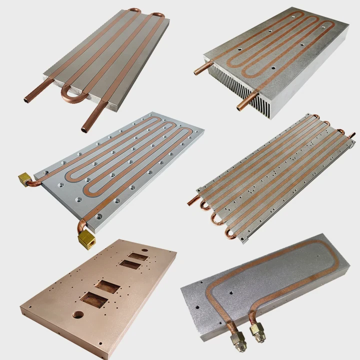 Custom Liquid Cooling Plate With Copper Tubes