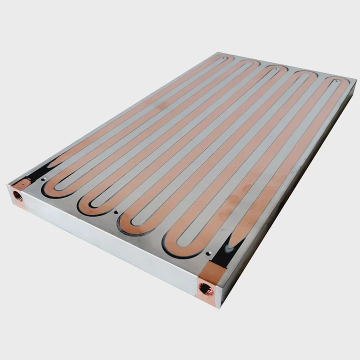Custom Liquid Cold Plate With Copper Fittings
