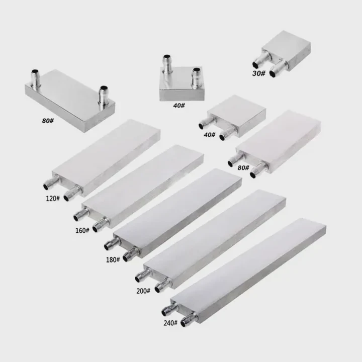Small Aluminum Cooling Block For Semiconductors