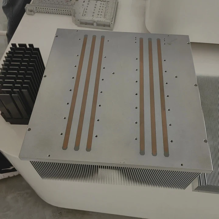 Skiving Fin Water Cooling Plate Custom Made