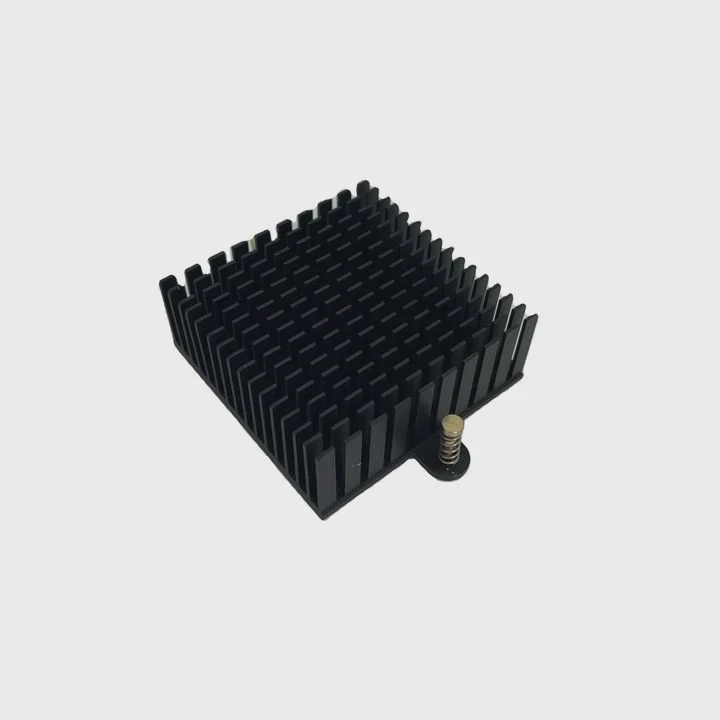 Cnc Milled Anodized Aluminum Heat Sink