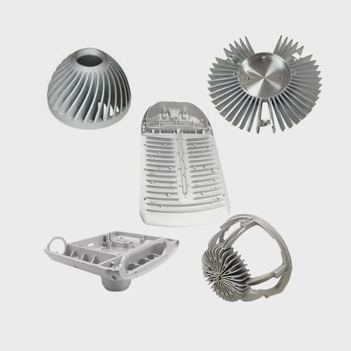 Custom Die-Cast Aluminum Heat-Sink For Led Lamps