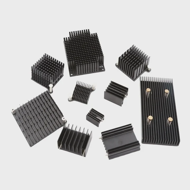 Sheet-Metal Stamped Aluminum Heat-Sink Plate For Skiving Machine