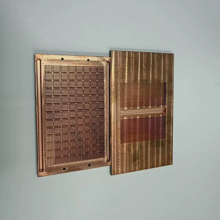 Thin Copper Heat-Sink & Equipment Cnc Parts For Telecomindustrial