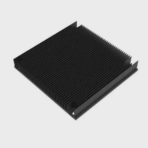 Bright Black Aluminum Heat Sink