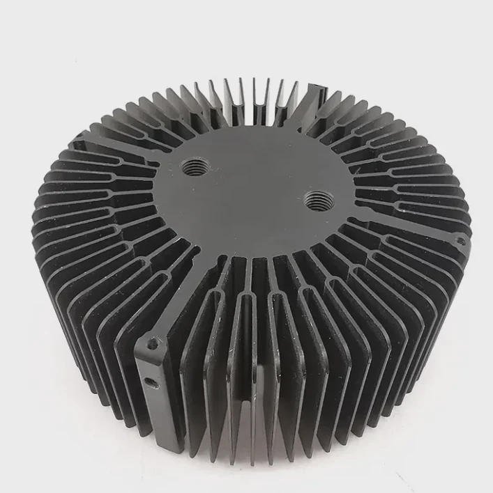 Anodized Cylindrical Aluminum Heat Sink