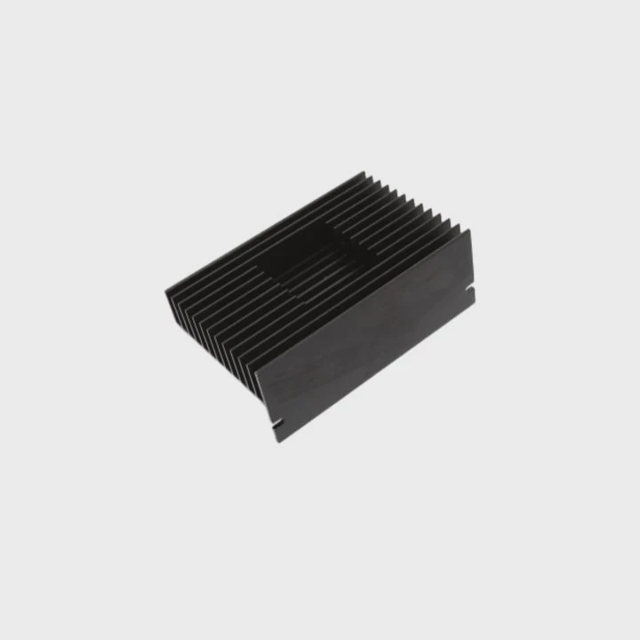 Anodized 6063 Aluminum Extrusion Heat Sink Profile (Custom)