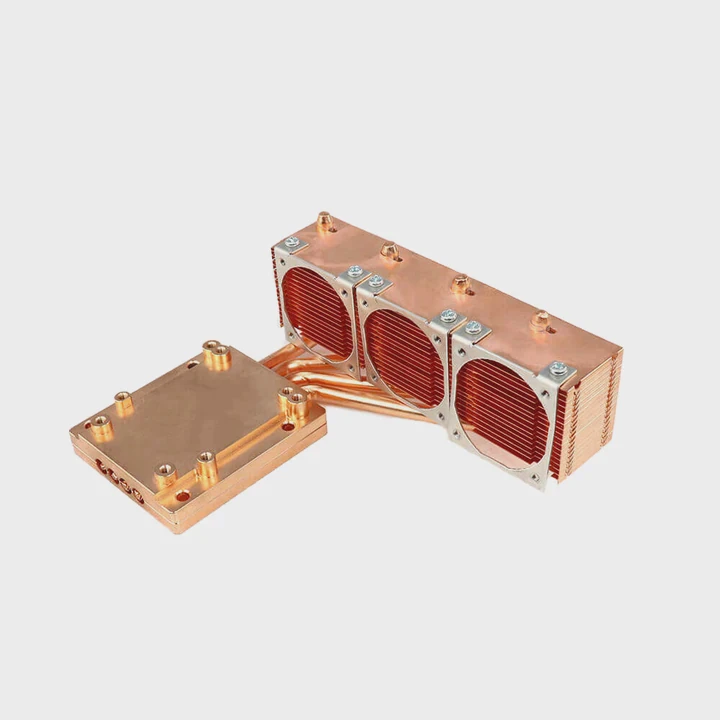 500W Copper Zipper Fin Heat Sink For Led & Pc Cases