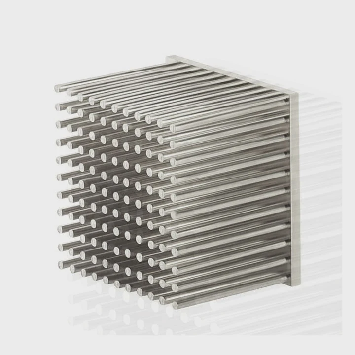 Custom Extruded Aluminum Profile With Copper Pin-Fin Heatsink Radiator