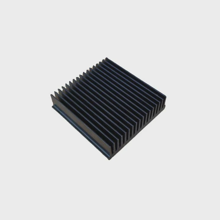 Black Anodized Square Downlight Pin-Fin Heatsink