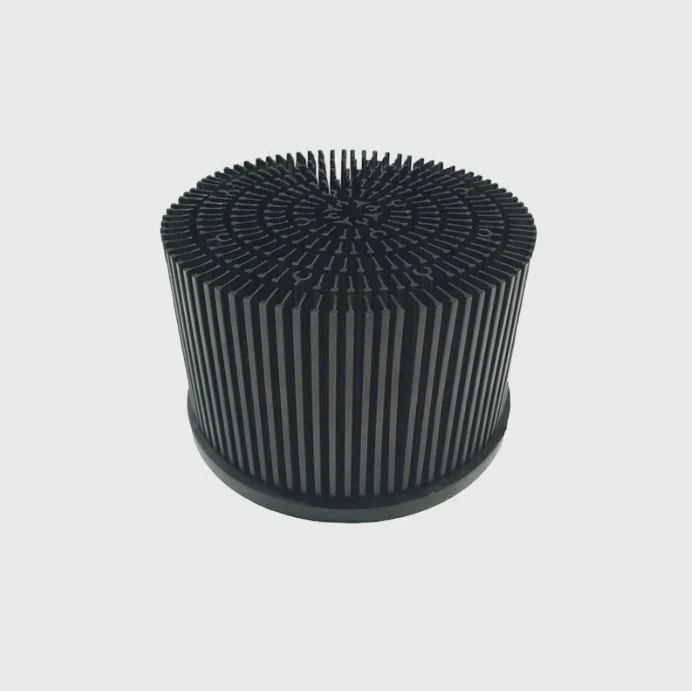 Custom Heavy-Duty Pre-Drilled Cylindrical Aluminum Led Pin-Fin Heatsink