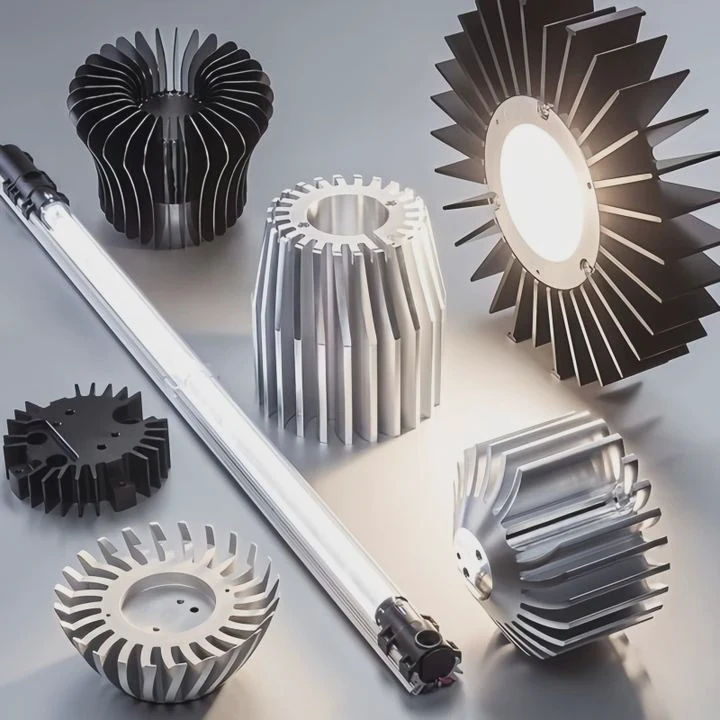 Bonded Pin-Fin Led Heatsink For Downlight Housing