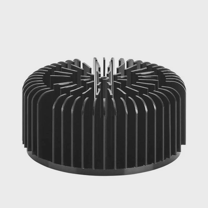 88Mm Round Pin Fin Led Heatsink For 15W Light Source
