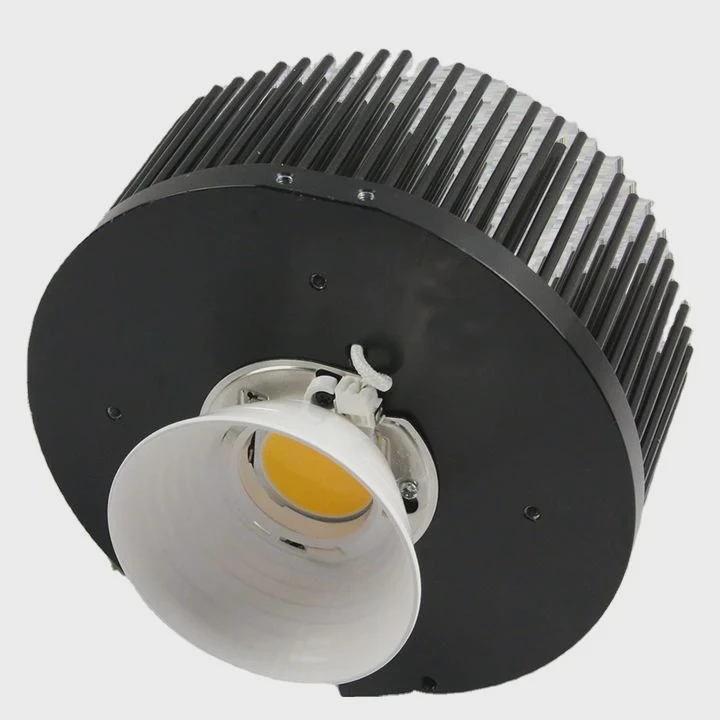 160Mm Pin Fin Aluminum Heat Sink For 100W Led Grow Lights