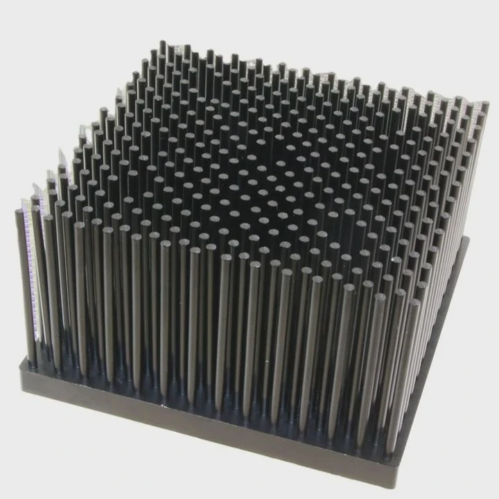 Aluminum Heatsink For Amplifiers Black Anodized