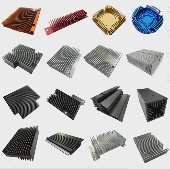 Anodized Cnc Machined Aluminum Heat Sink For Led Lights