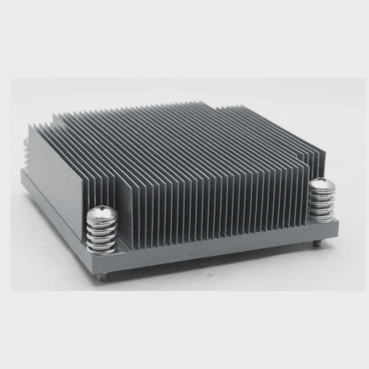 Cnc Skived Fin Heatsink 6063 Aluminum