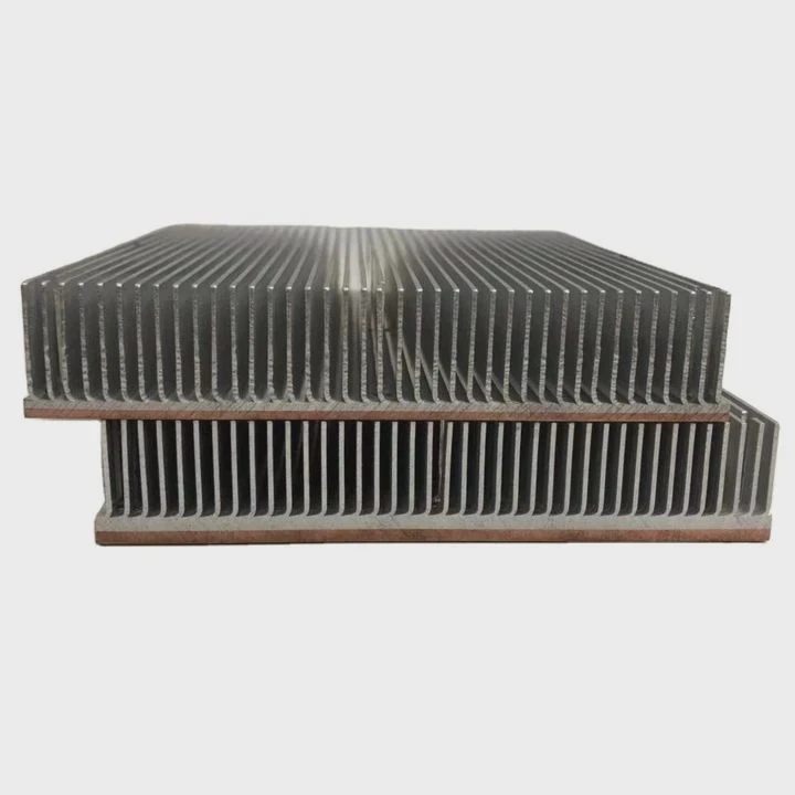 Bimetallic Copper Aluminum Skived Fin Plate