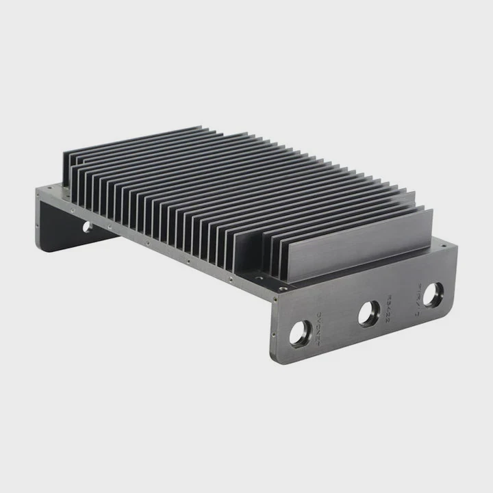 Custom Skived Fin Extruded Aluminum Heatsink