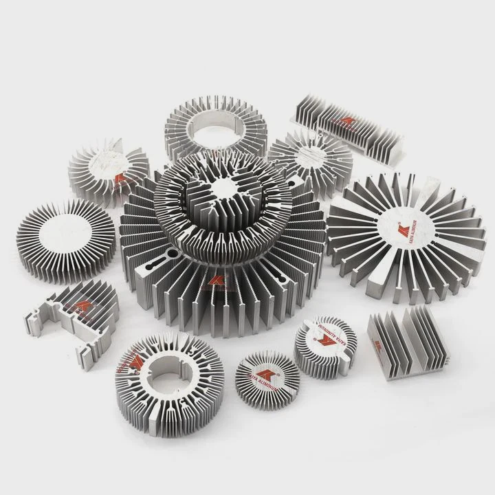 Anodized Aluminum Zipper Fin Heat Sink