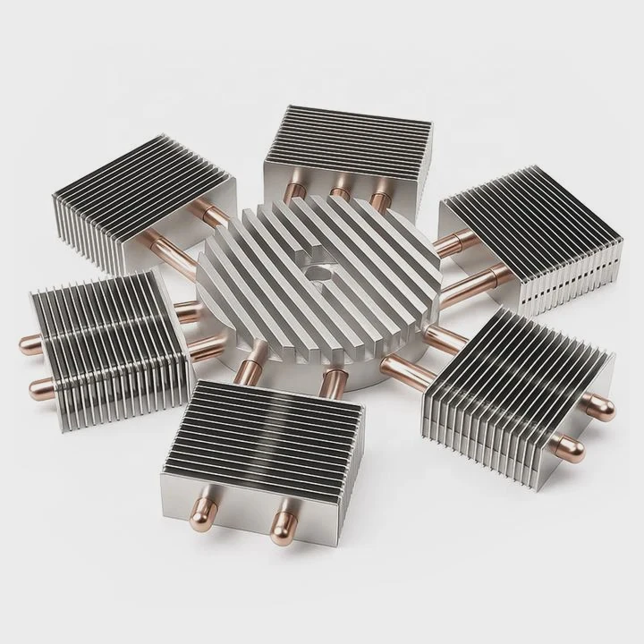 Cob Led Zipper Fin Heat Pipe Cooler Module