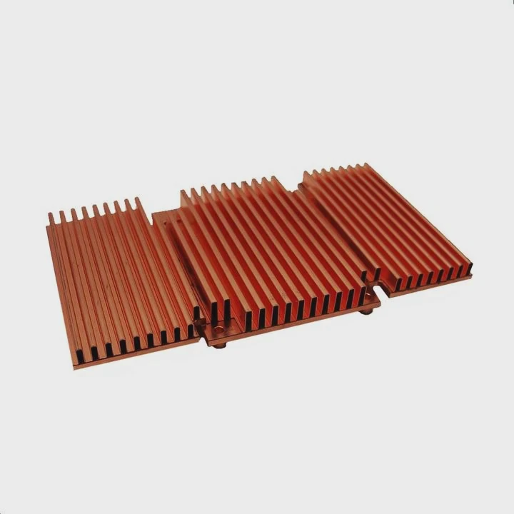Copper Folded Fin Heat Sink For Cob Led 300W