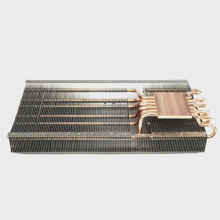 Cnc Zipper & Skived Fin Heatsink With Heat Pipes