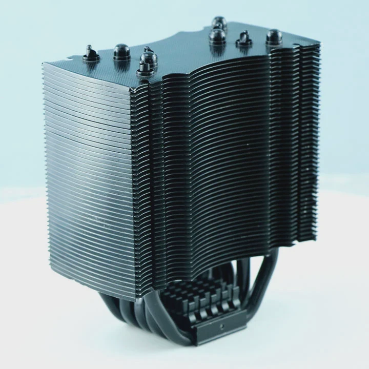 Cpu Heat Sink With Zipper Fin And Heat Pipe