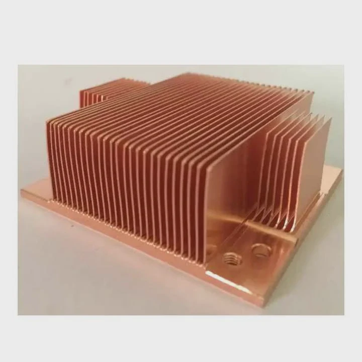 Cpu Cooler With Copper Skived Zipper Fins