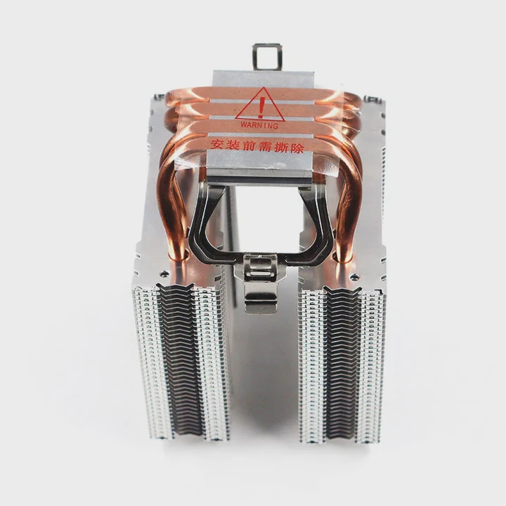 Cpu Copper Pipe Heat Sink With Buckle Fin