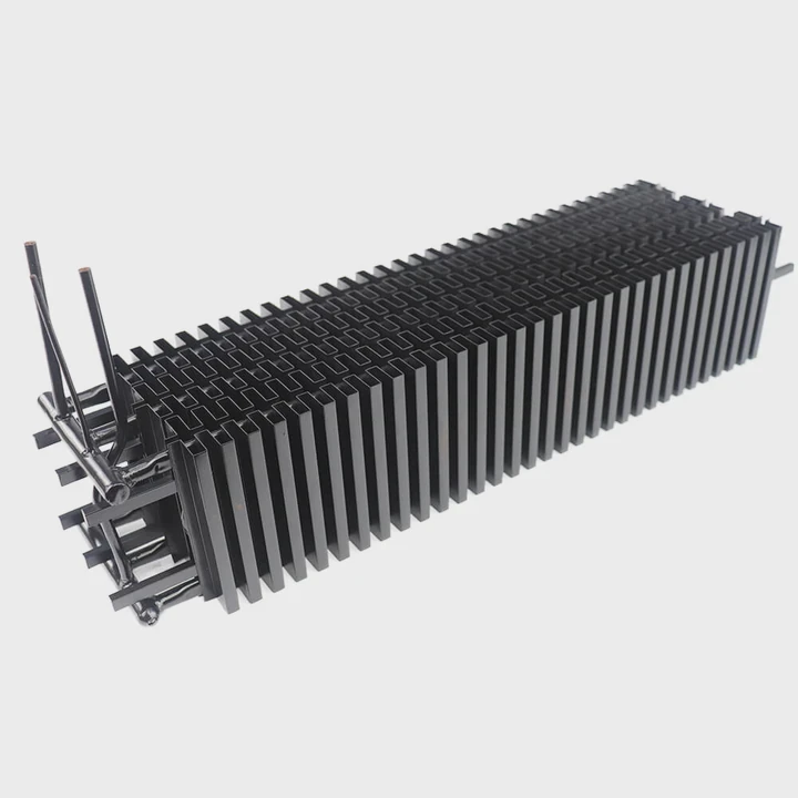 Custom Aluminum Folded Fin Heat Sink Services
