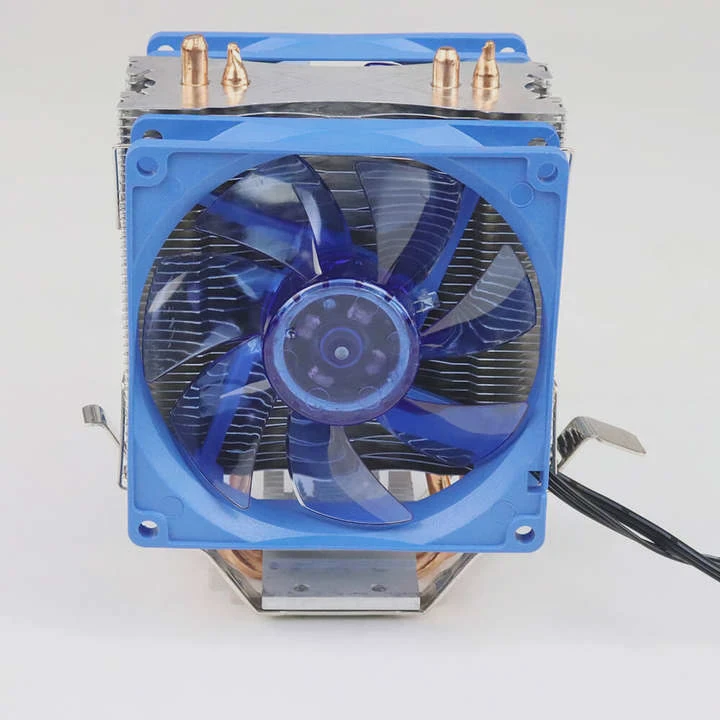 Aluminum Cpu Cooler With Zipper Fins