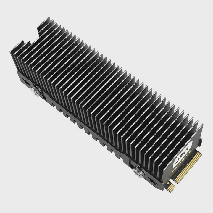 Nvme M.2 Ssd Aluminum Heatsink With Cooling Fins