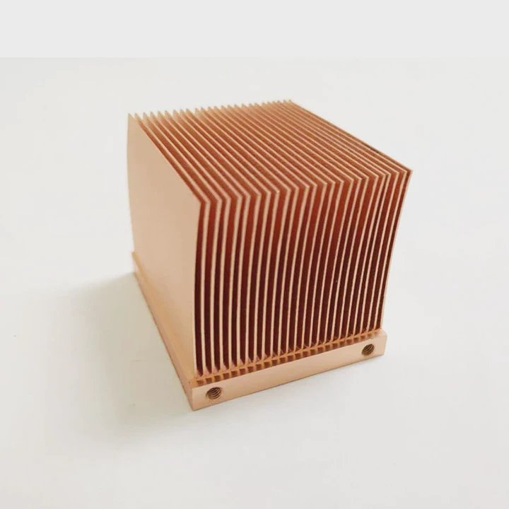 Large Anodized Motor Heatsink For Auto Parts