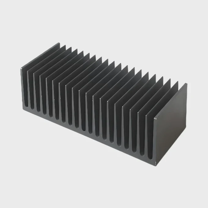Oem 6000 Series Black Anodized Heatsink Cutting