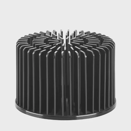 Cylindrical Pin-Fin Led Heatsink With Drill Holes