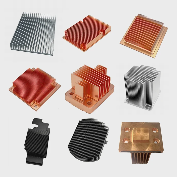 High-Density Skived-Fin Aluminium Profile Heatsink Solution