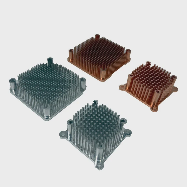 Copper & Aluminum Forged Pin Heatsink Custom Made