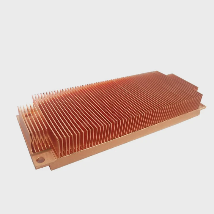 Copper Skived Fin Aluminum Heatsink Oem Cnc